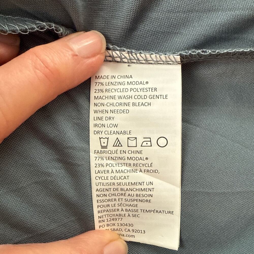 Prana Simone Dress Weathered Blue Med NWT - Picture 9 of 9